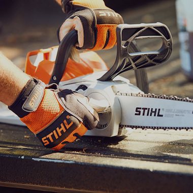 Stihl, tronçonneuse, perche d'élagage, taille-haies, broyeur de végétaux