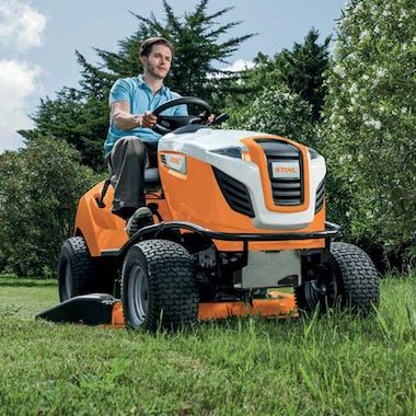 Stihl tondeuse autoportée, tracteur tondeuse pour la pelouse